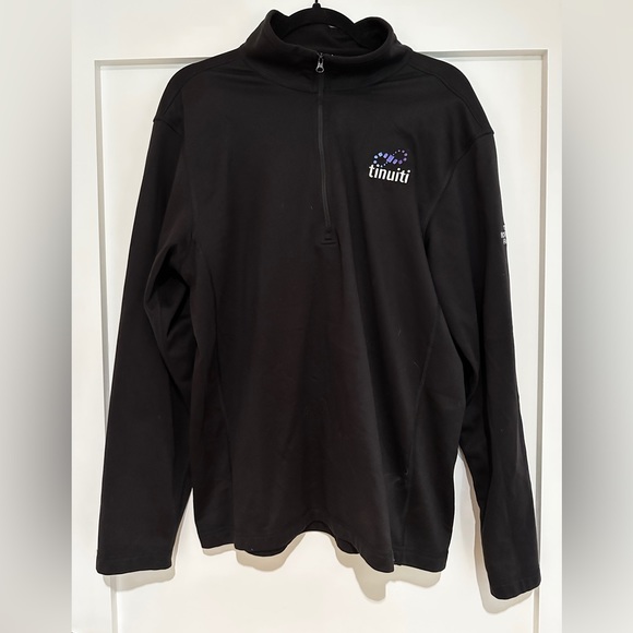 North Face | Men’s Long Sleeve Quarter-Zip Pullover | Large | Black - Picture 1 of 3